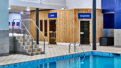 Steam room and sauna